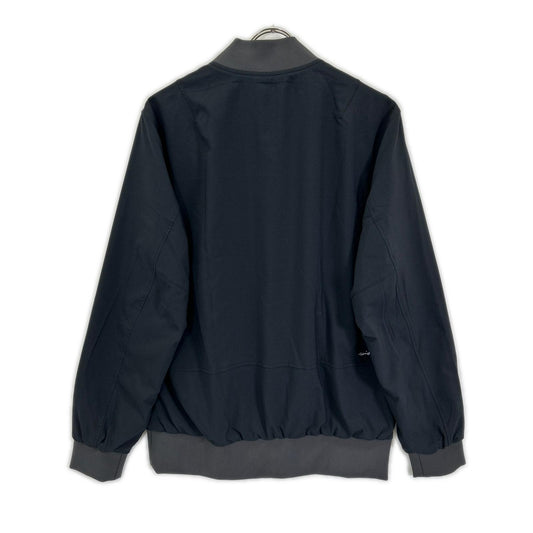 Travis Mathew 7AJ061 Black×Palm Tree Reversible Bomber Jacket Jacket