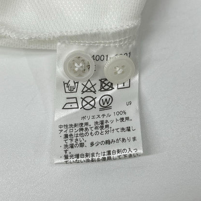 G/FORE ジーフォア 073214001-0001 ホワイト ロゴ刺繍 カノコポロシャツ トップス