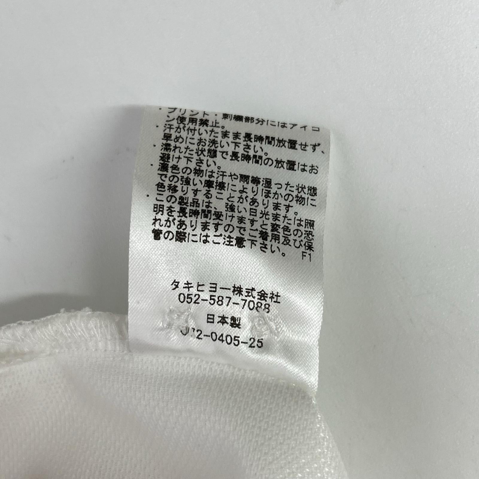 G/FORE ジーフォア 073214001-0001 ホワイト ロゴ刺繍 カノコポロシャツ トップス