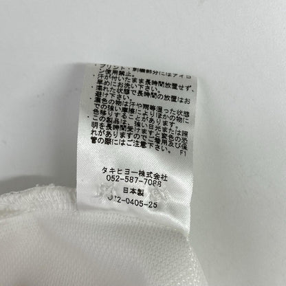 G/FORE ジーフォア 073214001-0001 ホワイト ロゴ刺繍 カノコポロシャツ トップス