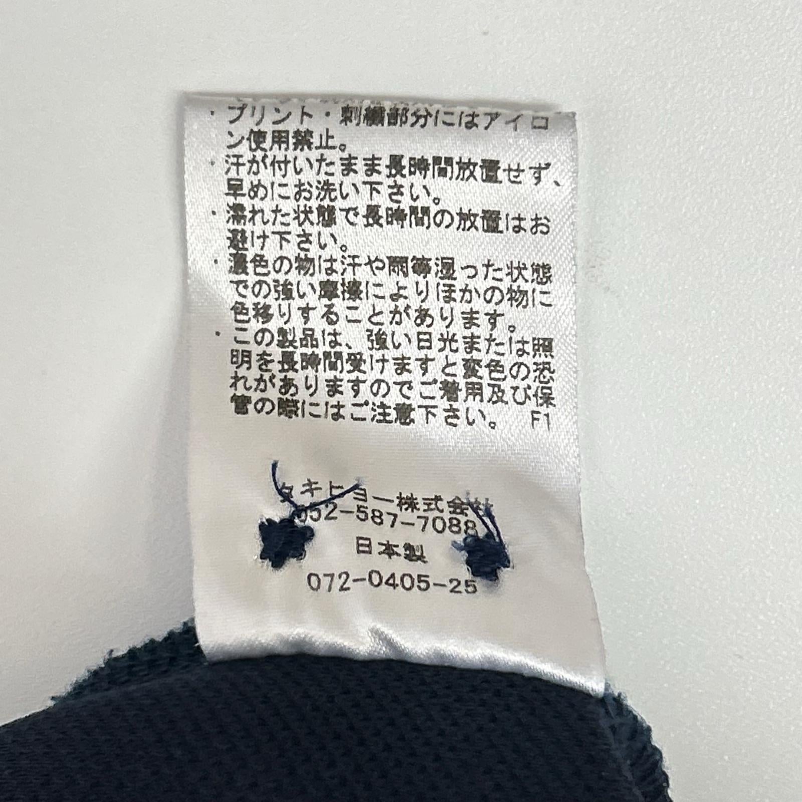 G/FORE ジーフォア 073214001-85 ネイビー ロゴ刺繍 カノコポロシャツ トップス