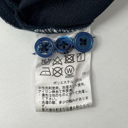 G/FORE ジーフォア 073214001-85 ネイビー ロゴ刺繍 カノコポロシャツ トップス