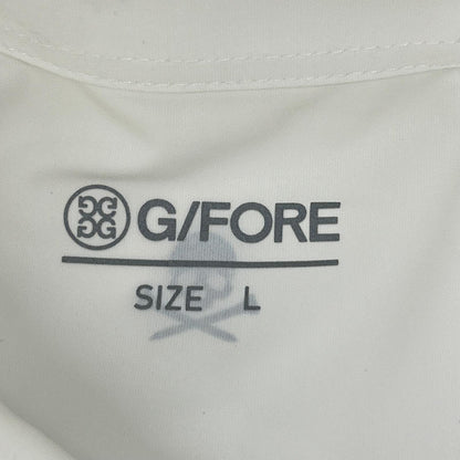 G/FORE ジーフォア GMTCM25351 ホワイト ソリッドテックポロシャツ トップス