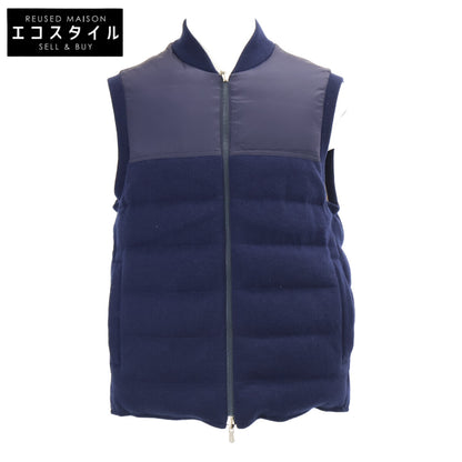 BRUNELLO CUCINELLI ブルネロクチネリ 【新品同様/国内正規】M221P129 カシミヤ/ナイロン リバーシブル ダウン ベスト