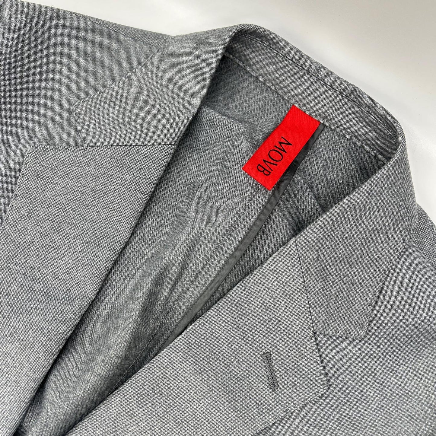 MOVB モーヴ Anti-Wrinkle Jersey アンチリンクルジャージー グレー セットアップ スーツ セットアップ