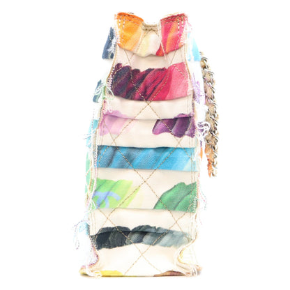 CHANEL シャネル 19番 ペイントシリーズ コロラマ マルチカラー キャンバスチェーン ミニトートバッグ ショルダーバッグ