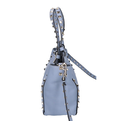 Valentino Garavani ヴァレンティノガラヴァーニ 美品 ロックスタッズ 2WAY ミニトートバッグ ハンドバッグ
