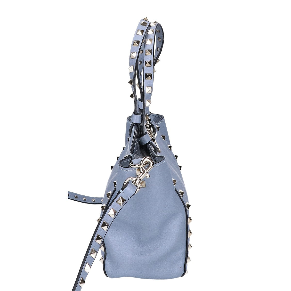 Valentino Garavani ヴァレンティノガラヴァーニ 美品 ロックスタッズ 2WAY ミニトートバッグ ハンドバッグ
