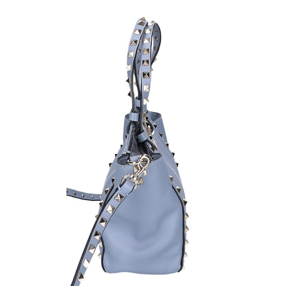 Valentino Garavani ヴァレンティノガラヴァーニ 美品 ロックスタッズ 2WAY ミニトートバッグ ハンドバッグ