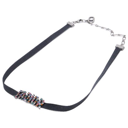 DIOR ディオール J'ADIOR ジャディオール ラインストーン グログランリボン チョーカー