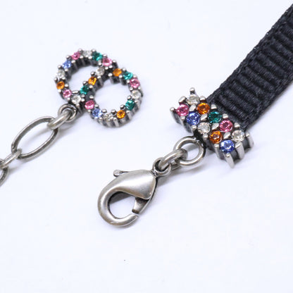 DIOR ディオール J'ADIOR ジャディオール ラインストーン グログランリボン チョーカー