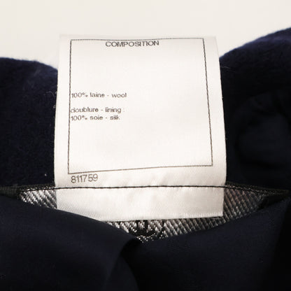 CHANEL シャネル 【美品/国内正規】P49405V32805 スターボタン ツイード ロングジャケット ジャケット