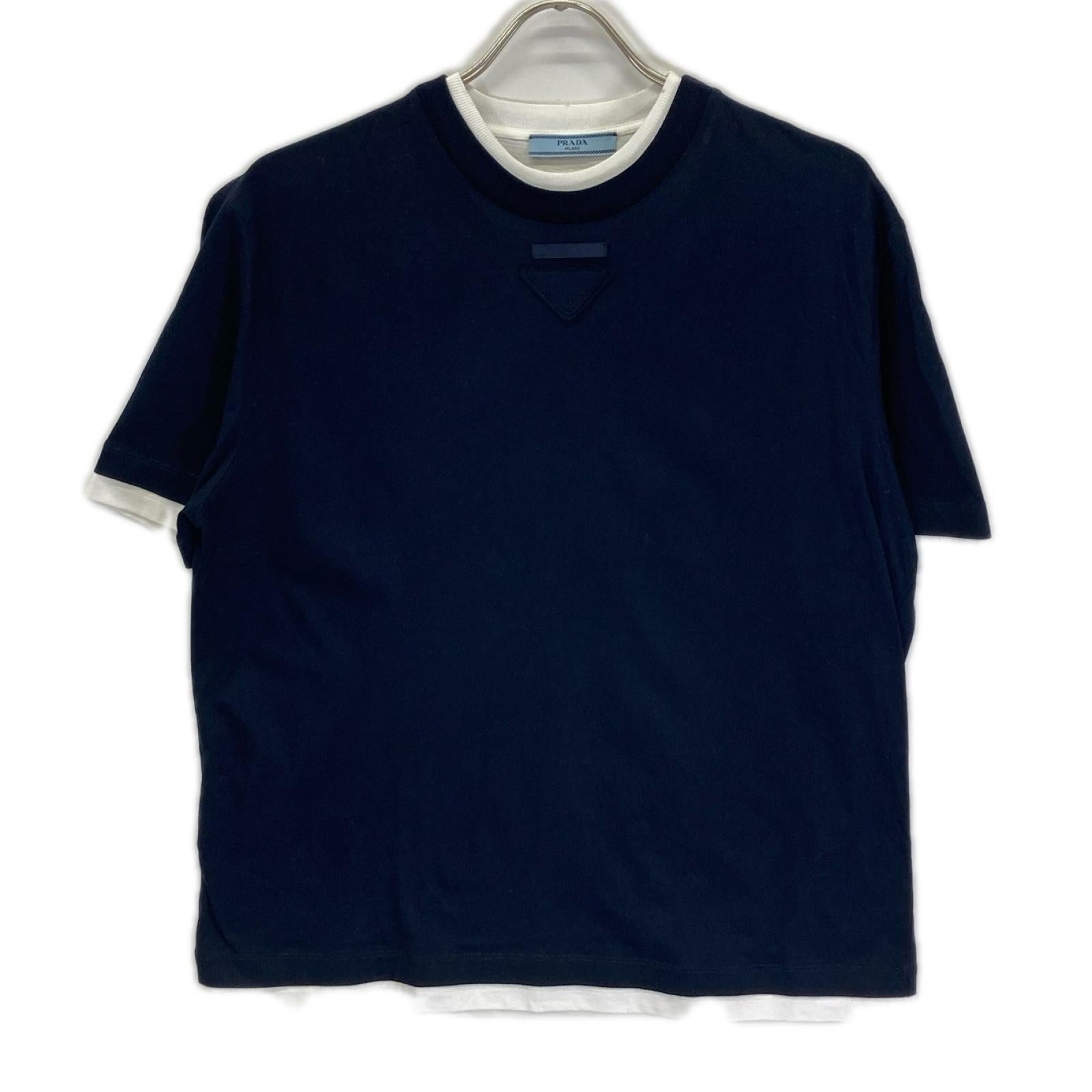 PRADA プラダ 25年製 3547B 三角ロゴ ジャージー Tシャツ トップス
