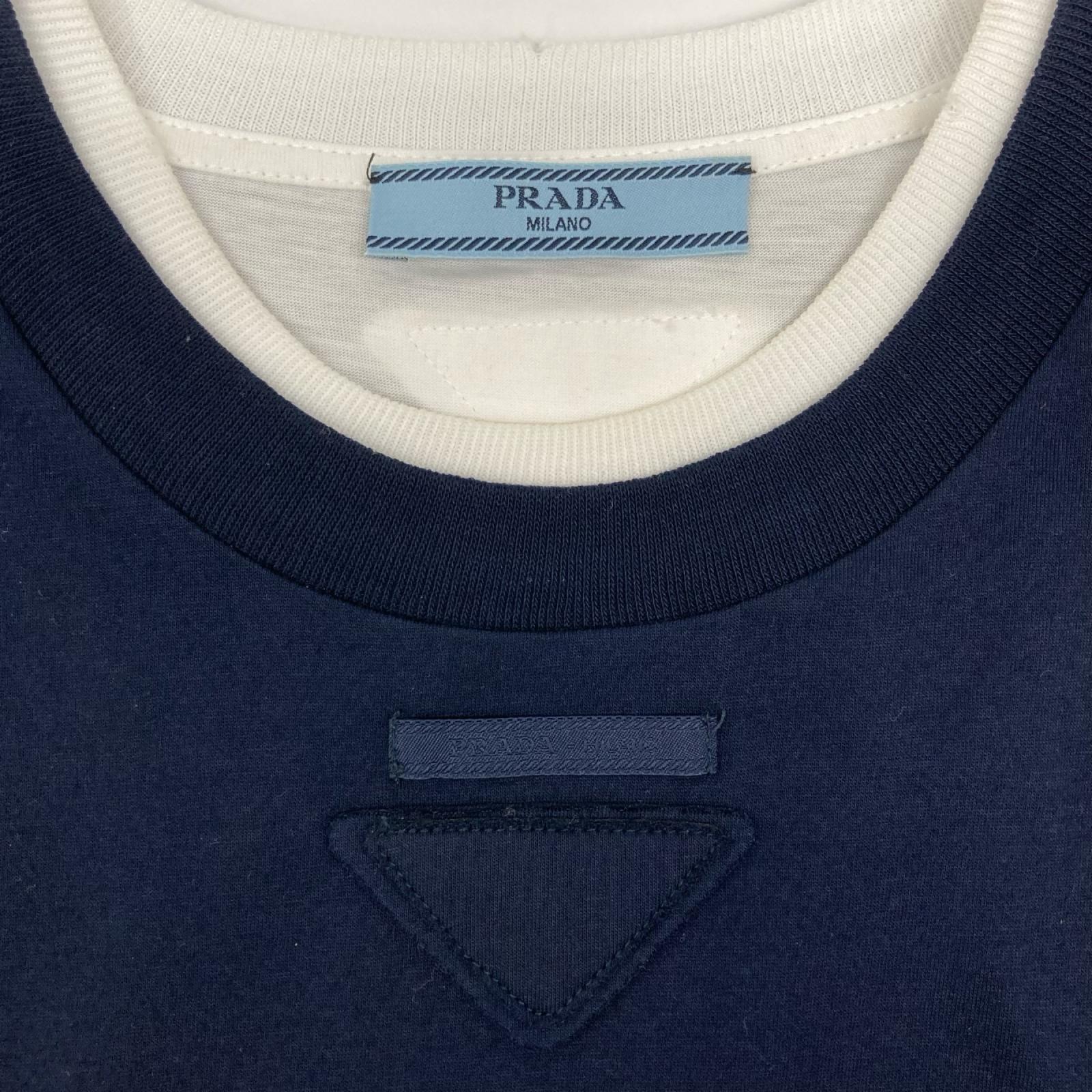 PRADA プラダ 25年製 3547B 三角ロゴ ジャージー Tシャツ トップス