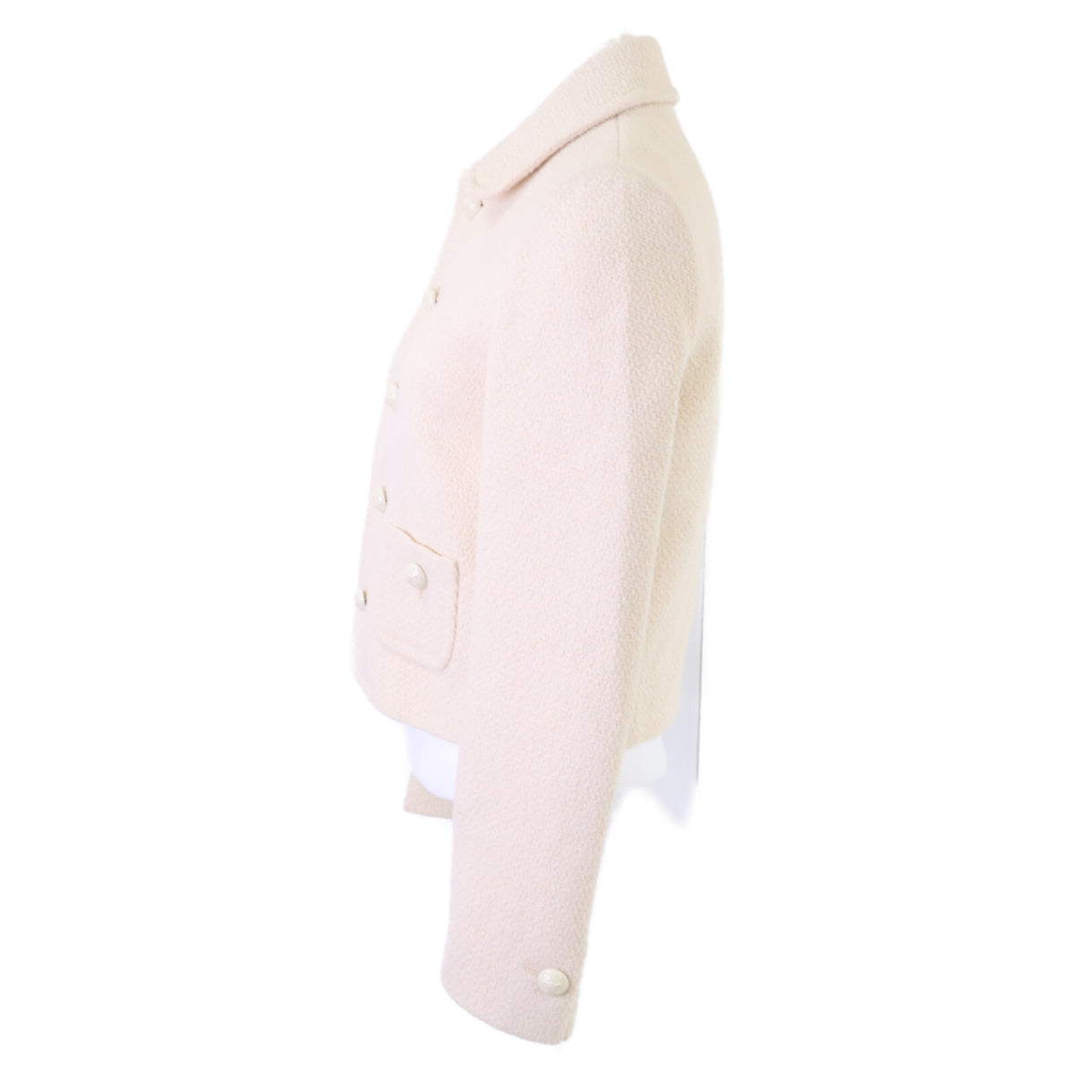 CELINE セリーヌ 【美品/国内正規】2V87V280Z トリオンフボタン カシミヤ混 ツイードジャケット ジャケット