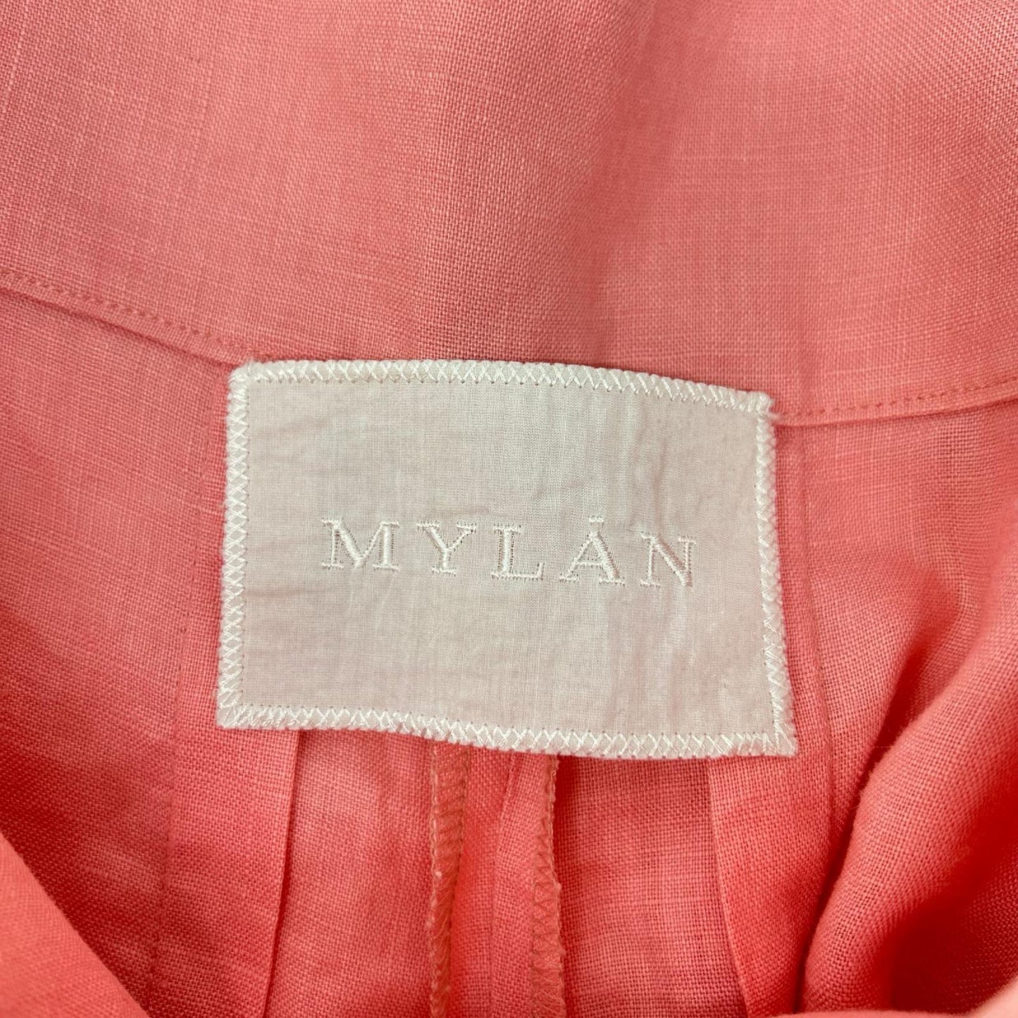 MYLAN マイラン MY23SS-OP011 ピンク リネン オールインワン オーバーオール オールインワン