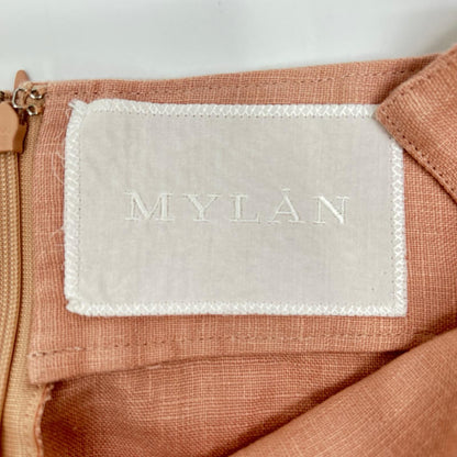 MYLAN マイラン MY24SS-OP025 ピンク リネン オールインワン オーバーオール オールインワン