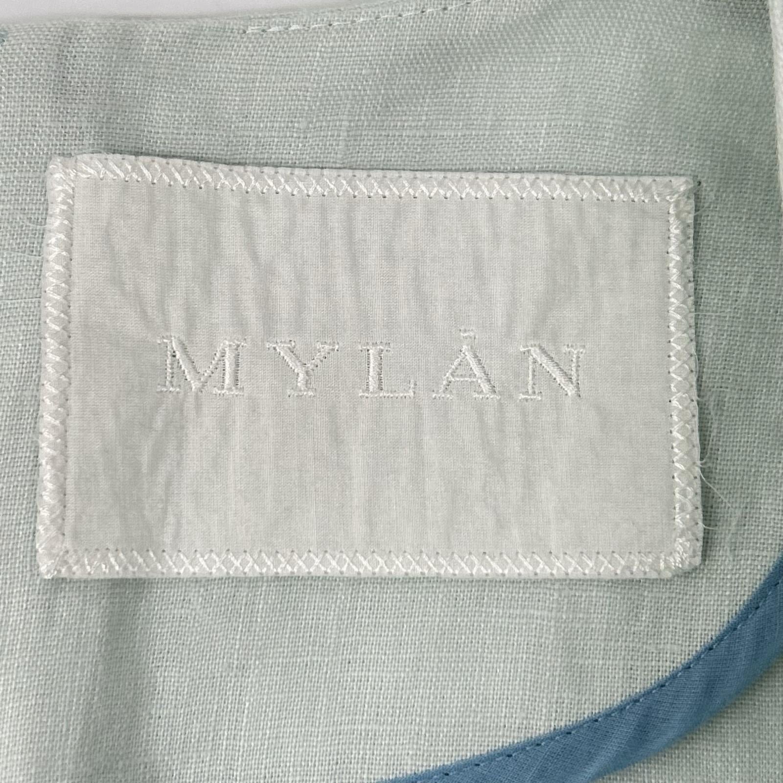MYLAN マイラン MY25SS-OP026 ミント リネン Vネック ジャンプスーツ オーバーオール オールインワン