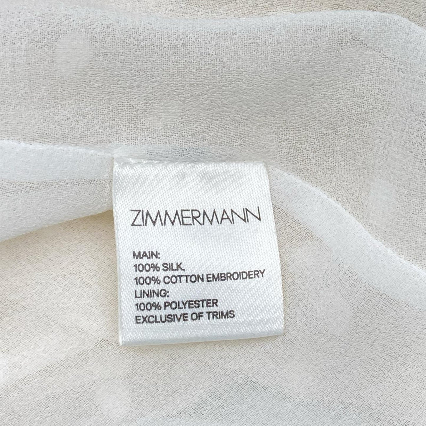 Zimmermann ジマーマン ドット エンブロイダリー オフショルダー ブラウス トップス