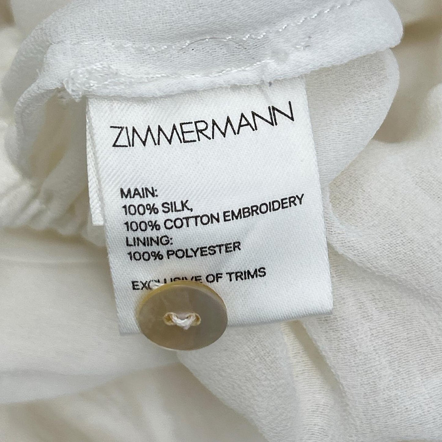 Zimmermann ジマーマン 紐ベルト エンブロイダリー ブラウス オーバーオール オールインワン