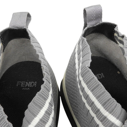 FENDI フェンディ ベルクロ ソックス スニーカー シューズ レディース グレー 37 シューズ