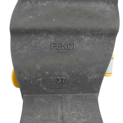 FENDI フェンディ ベルクロ ソックス スニーカー シューズ レディース グレー 37 シューズ