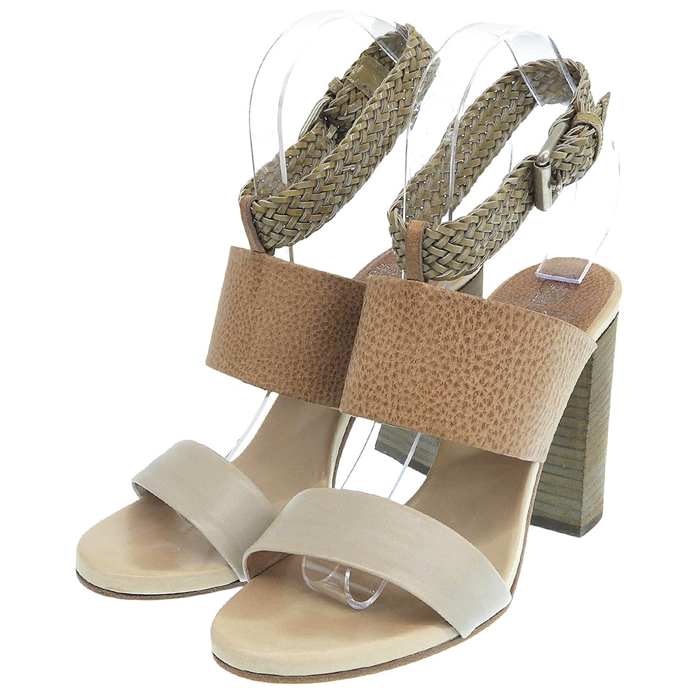 BRUNELLO CUCINELLI ブルネロクチネリ ベルトストラップ サンダル シューズ レディース ベージュ系 37 シューズ