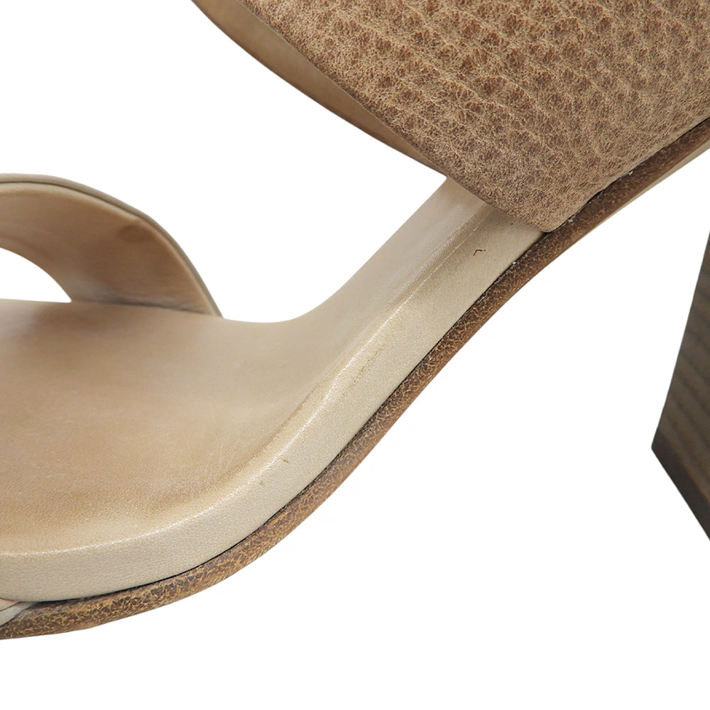BRUNELLO CUCINELLI ブルネロクチネリ ベルトストラップ サンダル シューズ レディース ベージュ系 37 シューズ