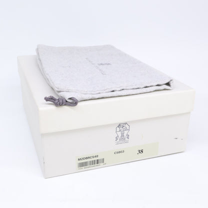 BRUNELLO CUCINELLI ブルネロクチネリ 【美品】モニーレ装飾 クロスストラップ ヒールサンダル シューズ