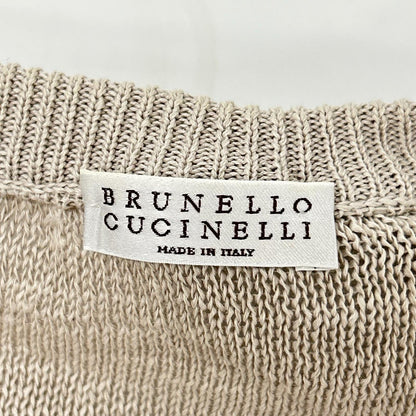 BRUNELLO CUCINELLI ブルネロクチネリ DW5223355 レースフリル付 ジップ ニットジャケット トップス