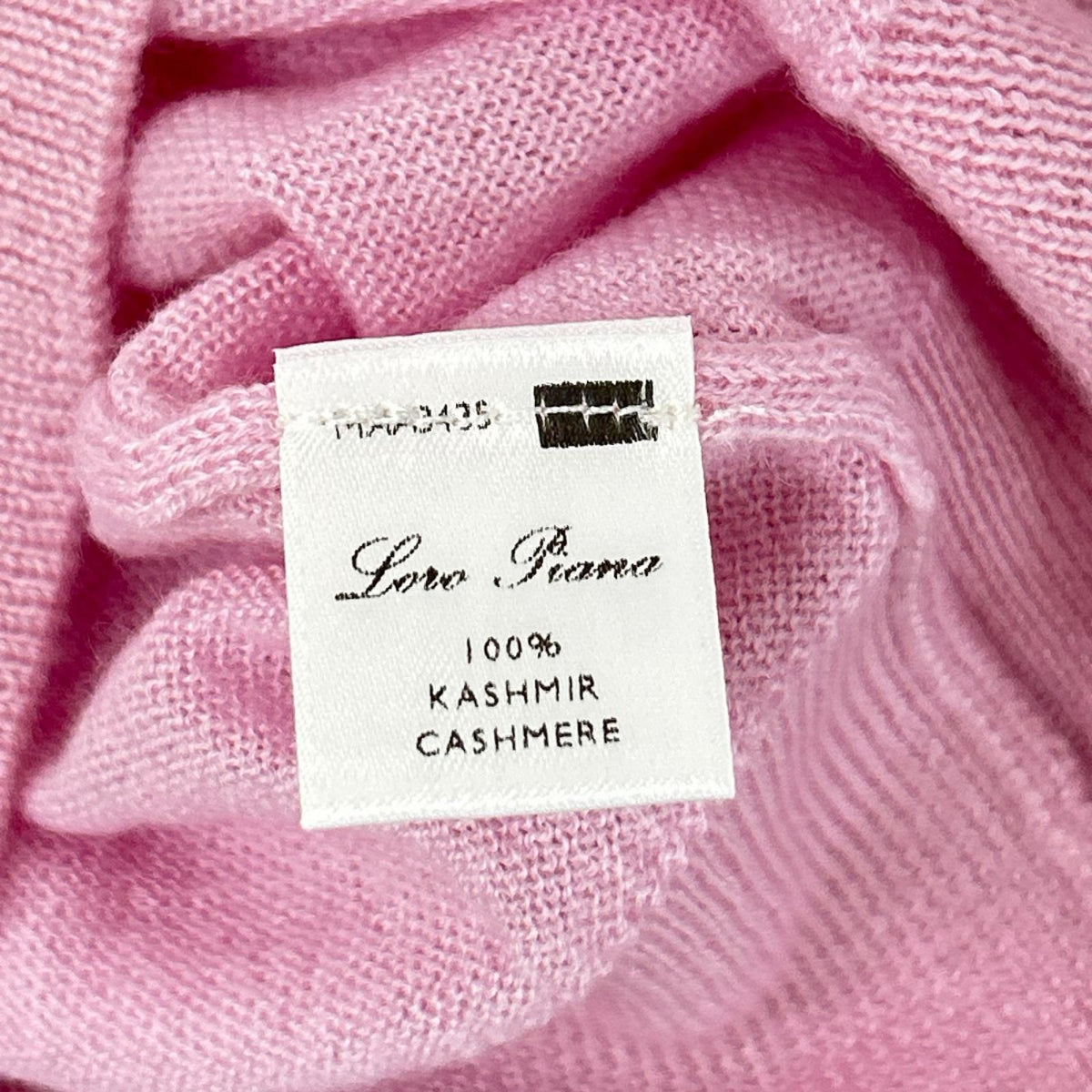 Loro Piana ロロピアーナ ピンク カシミヤ100% タートルネック ニットセーター トップス