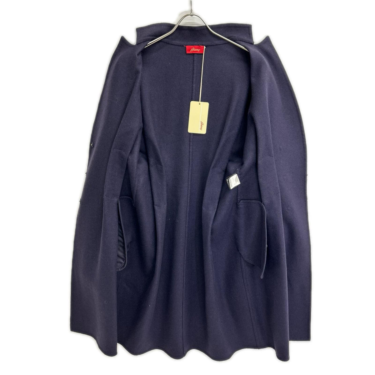 Brioni ブリオーニ 135079 ネイビー カシミヤ ダブルブレスト コート コート