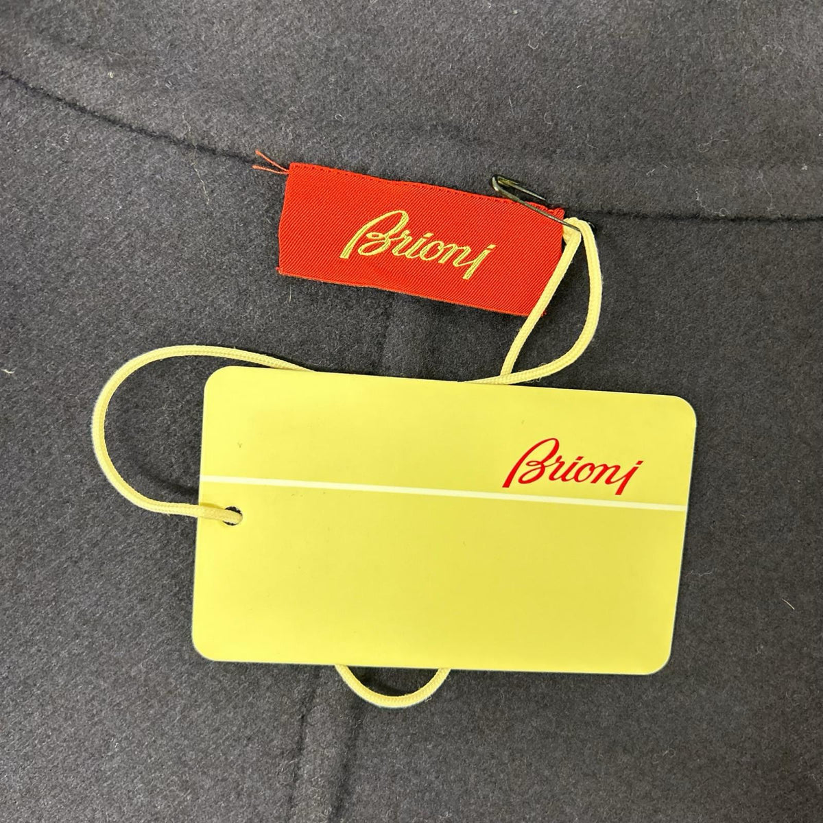 Brioni ブリオーニ 135079 ネイビー カシミヤ ダブルブレスト コート コート