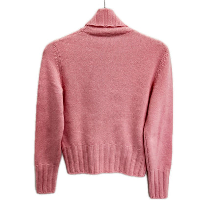 BRUNELLO CUCINELLI ブルネロクチネリ ピンク カシミヤ100% タートルネック ニットセーター トップス