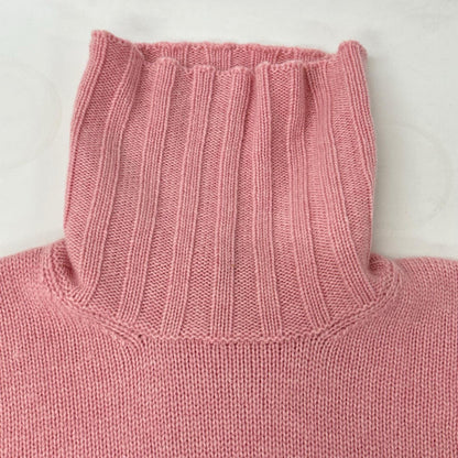 BRUNELLO CUCINELLI ブルネロクチネリ ピンク カシミヤ100% タートルネック ニットセーター トップス