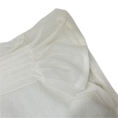 BRUNELLO CUCINELLI ブルネロクチネリ シルク パフスリーブ シースルー トップス トップス
