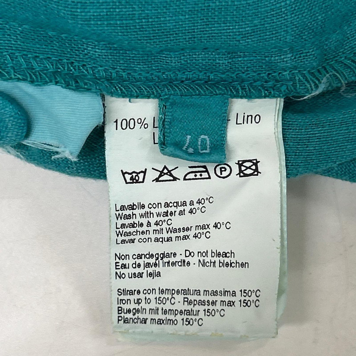 120%lino 120%lino グリーン リネン ワンピース ワンピース