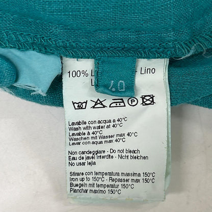 120%lino 120%lino グリーン リネン ワンピース ワンピース