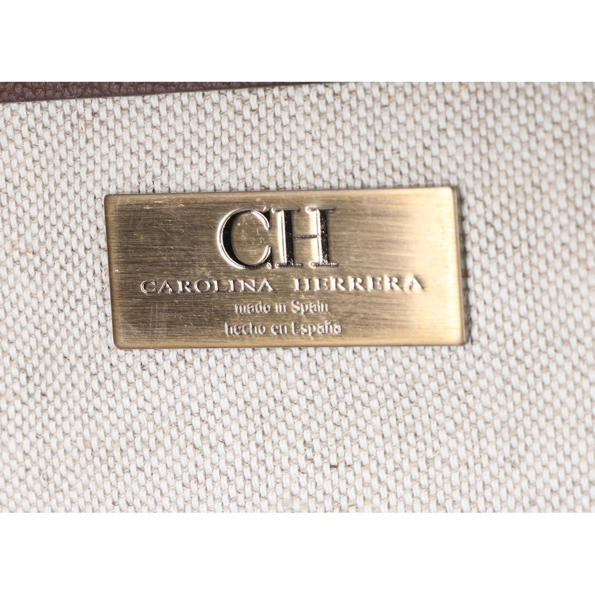 CAROLINA HERRERA キャロライナヘレラ 美品 BLASON WEEKEND ラージ ボストンバッグ
