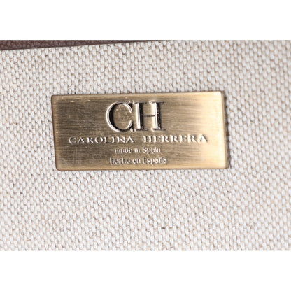 CAROLINA HERRERA キャロライナヘレラ 美品 BLASON WEEKEND ラージ ボストンバッグ