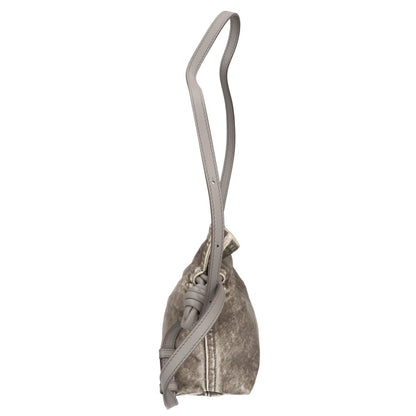 LOEWE ロエベ A411FC2X79 フロックデニム x ラムスキン フラメンコ ミニ クラッチ ショルダーバッグ
