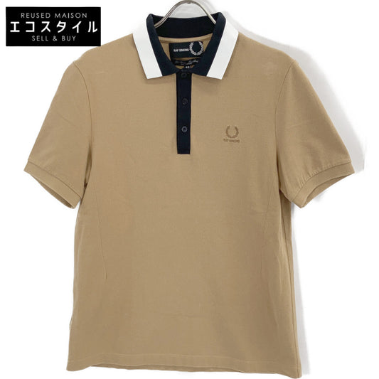 ×RAF SIMONS Brown Pique Polo Shirt Top 40 Men's
