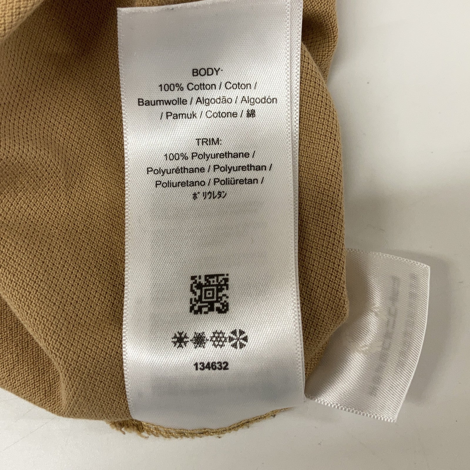 ×RAF SIMONS Brown Pique Polo Shirt Top 40 Men's