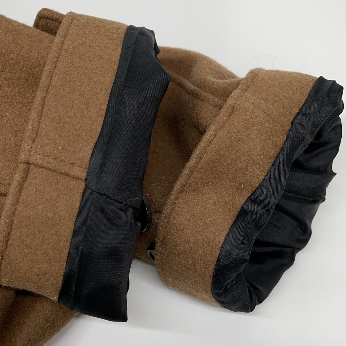 BROWN 12-7-04 Wool Cashmere Duffle Coat for Women