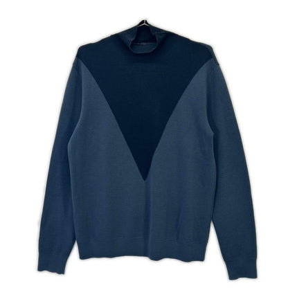 PRADA プラダ ネイビー 11AW ウール ハイネックプルオーバーニット トップス