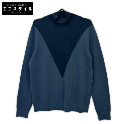 PRADA プラダ ネイビー 11AW ウール ハイネックプルオーバーニット トップス