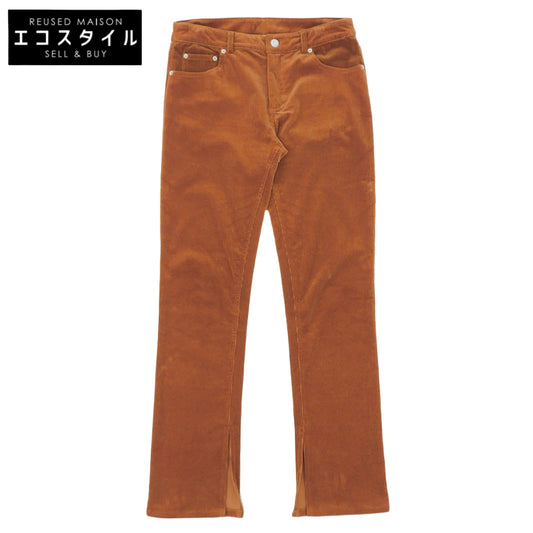 GANNI Corduroy Straight Pants Bottoms Women's Orange 36 Bottoms 36 Like new