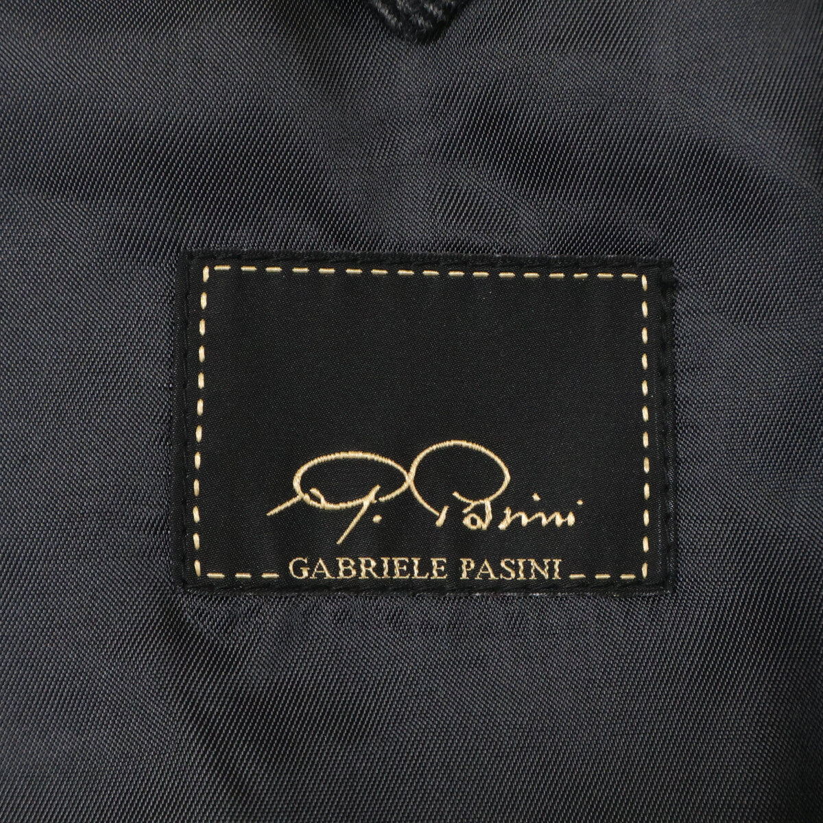 GABRIELE PASINI Charcoal Gray G50300/G5411 Herringbone Wool Flannel Polo Coat