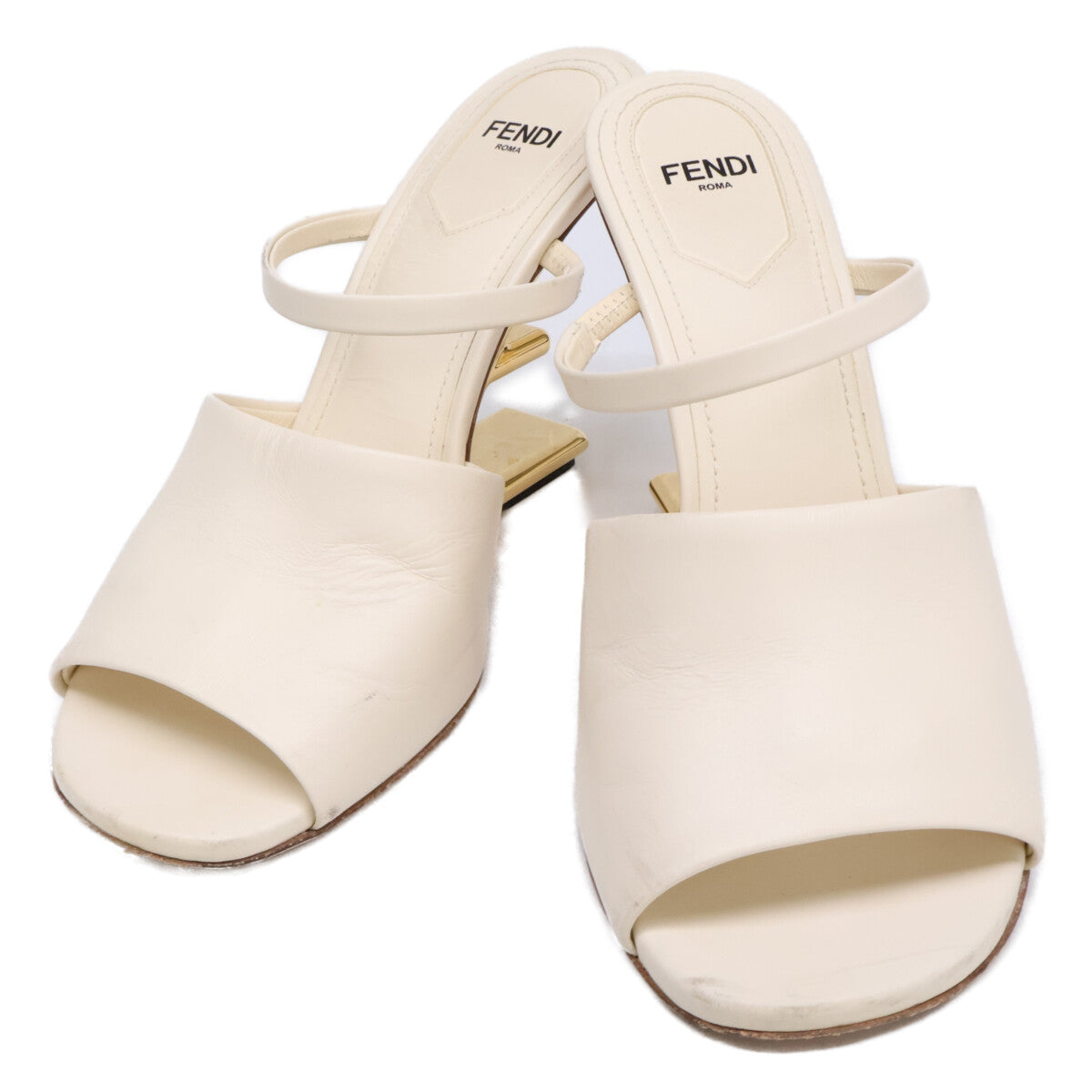 FENDI フェンディ ファースト レザー ミュール/サンダル シューズ
