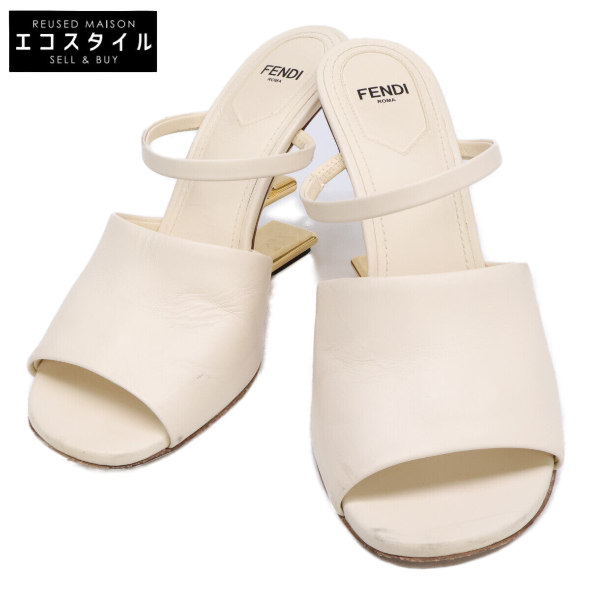 FENDI フェンディ ファースト レザー ミュール/サンダル シューズ